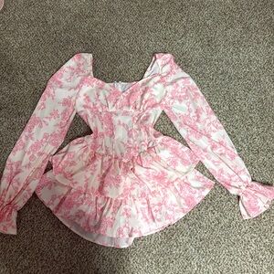 summer floral mini dress